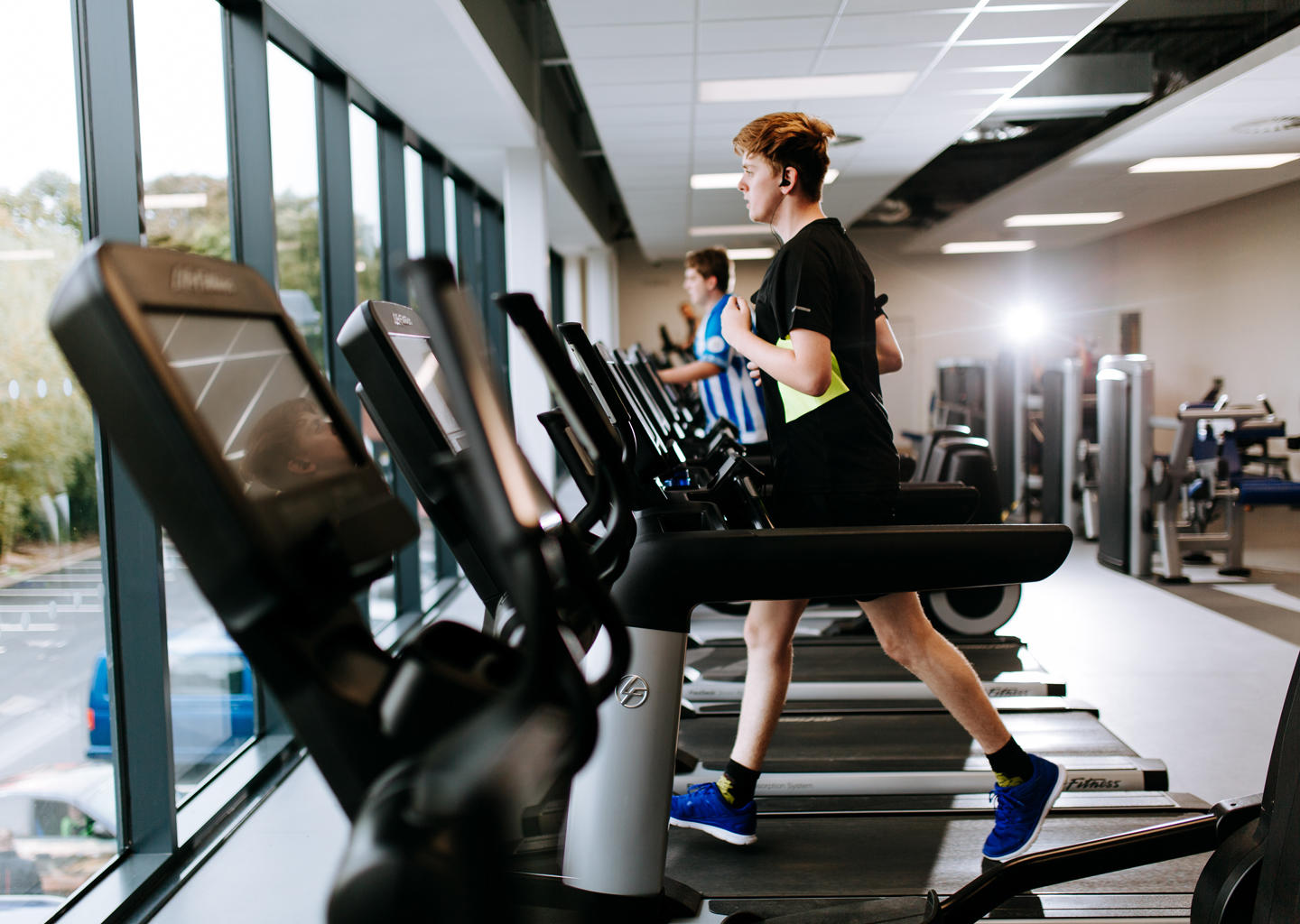 new sports centre the beacon gym treadmill